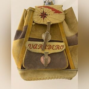 Leather festival cowgirl backpack
